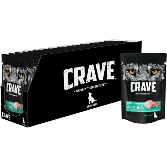 Корм влажный Crave для взрослых собак Кролик в желе, 28шт х85 г.