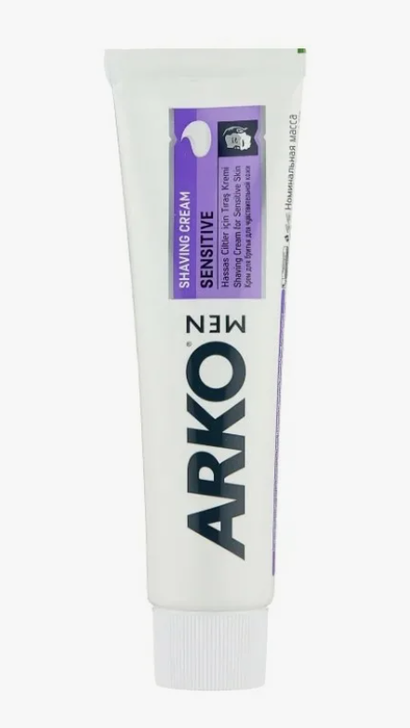 Arko Крем для бритья, Sensitive, 65 г