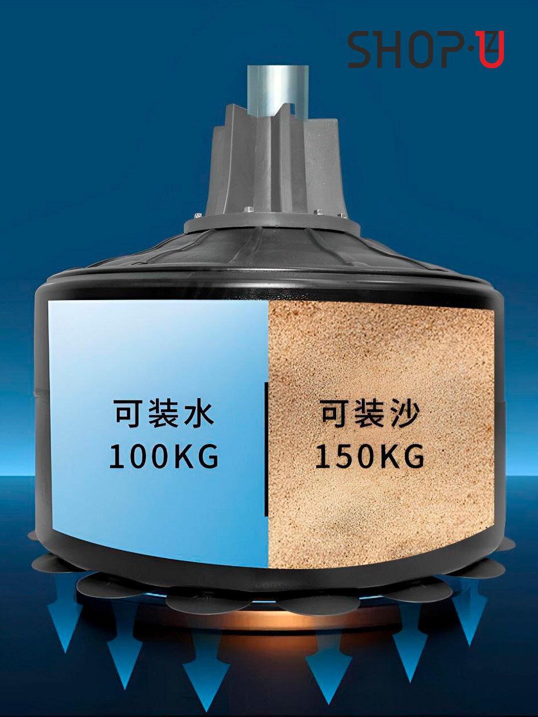 Набор для бокса "Boxing champions", груша со стойкой, с перчатками — фото 1