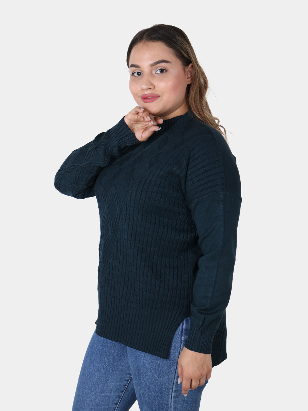 Свитер размер One Size, , темно-синий — фото 1