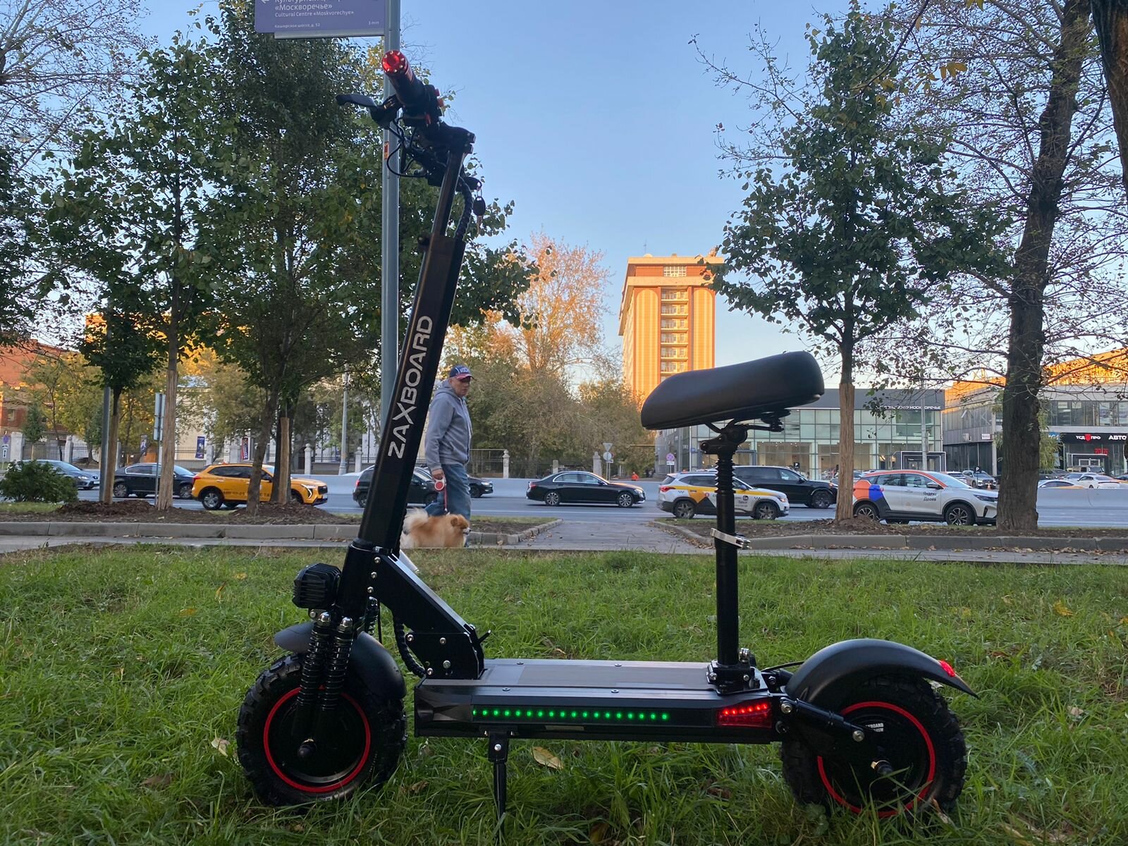 Внедорожный 2х2 электросамокат ZAXBOARD Hunter V3 BASE 18AH 1700W — фото 1