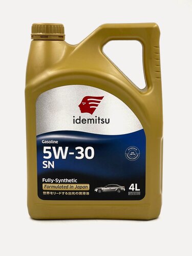 Изображение товара Масло моторное Idemitsu SN 5w-30, синт, пластиковая канистра , 4 литра