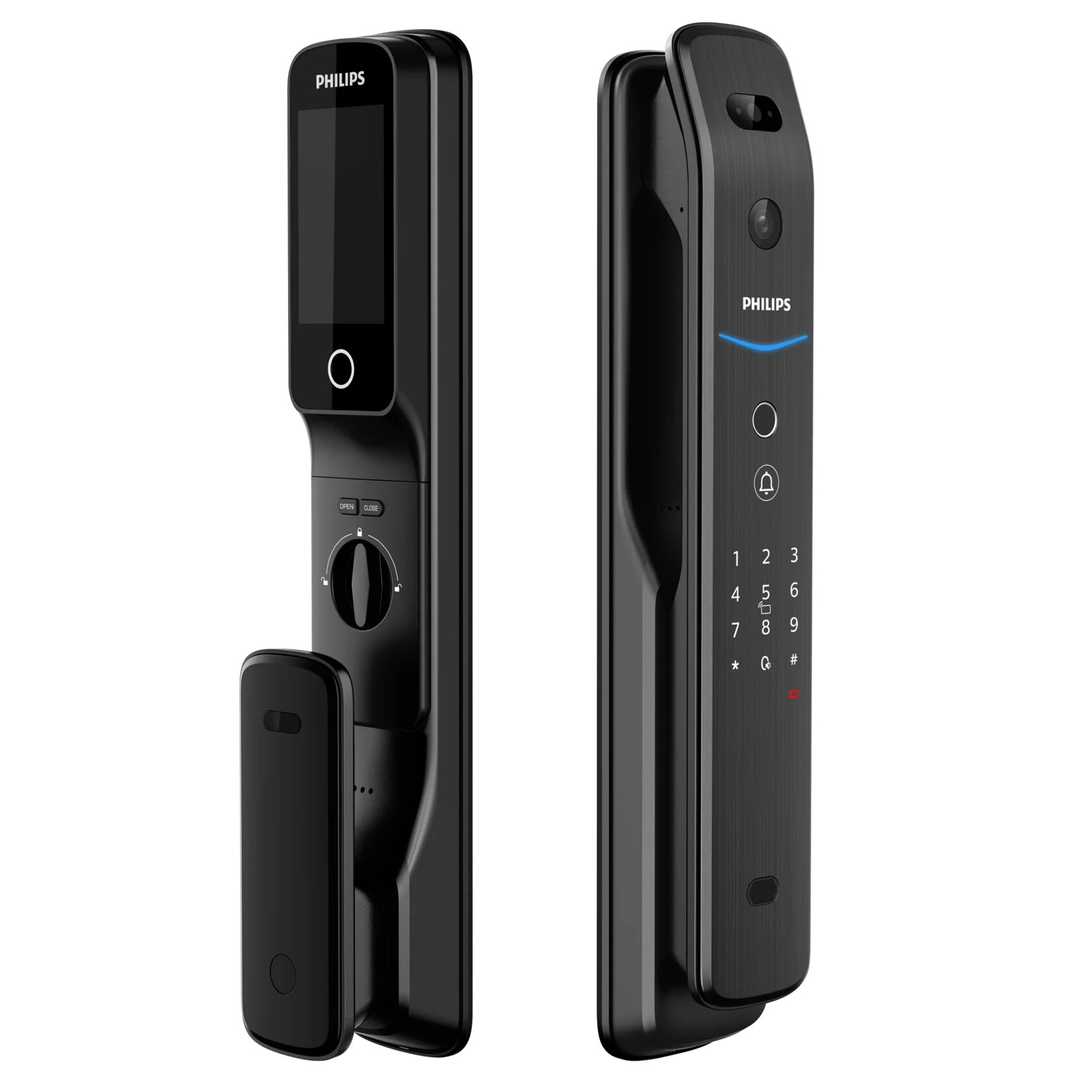 Умный дверной замок Philips Easykey DDL709-FVP-7HWS, врезной, электронный, биометрический, Face ID