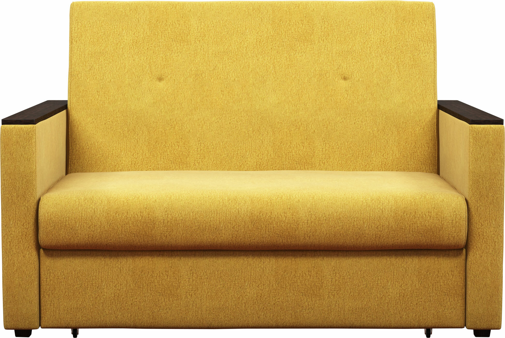 Диван аккордеон Наш Диван Атланта Акк 120 желтый