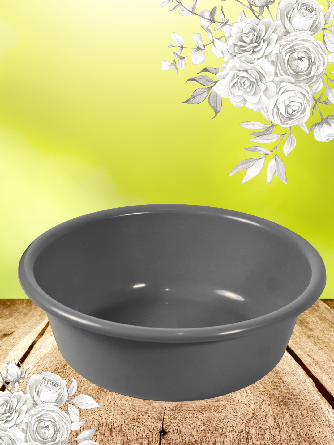 Универсальное пластиковое ведро 26 л (Таз, Тогорa) — удобное, прочное и практичное решение для дома, кухни и двора! — фото 1