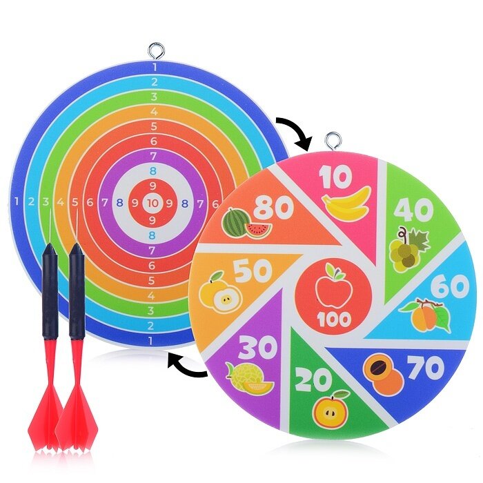 Дартс ПК Лидер круглый d 170 мм, 2 дротика (ДМ11554)