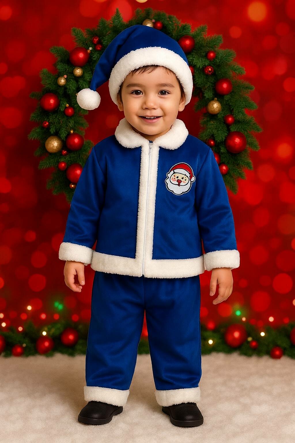 Детский образ деда мороза — идеальный выбор для праздника костюм санты для детей