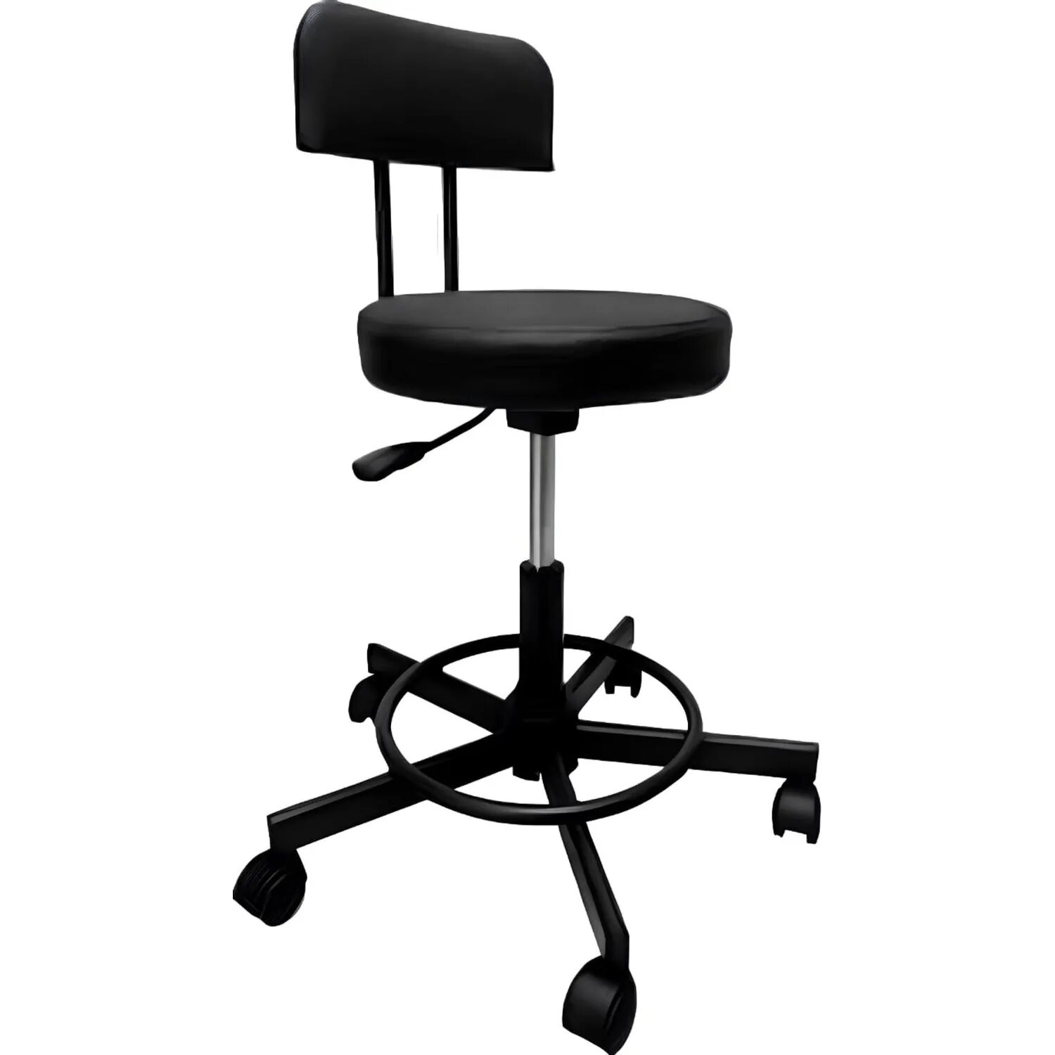 Стул лабораторный КО_РС01.00.12 (РС12-201-02-01) к/з чер/чер, газлифт NoName