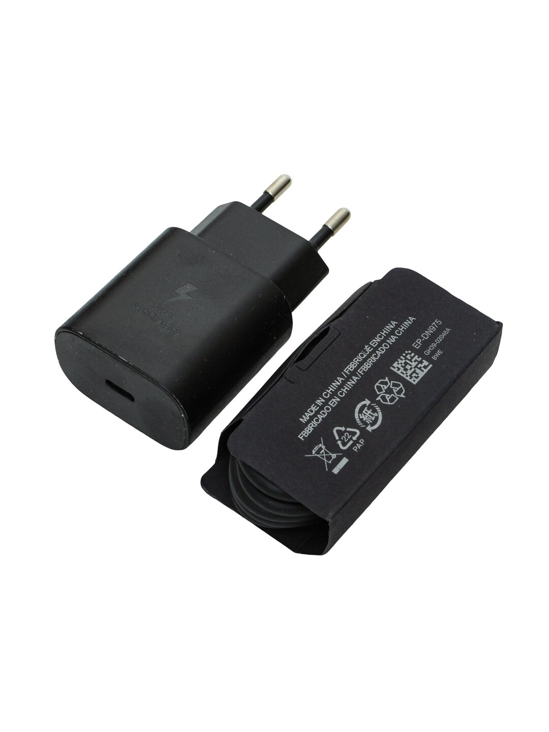 Зарядное устройство Samsung 25 Вт, кабель Type-C, быстрое зарядное устройство