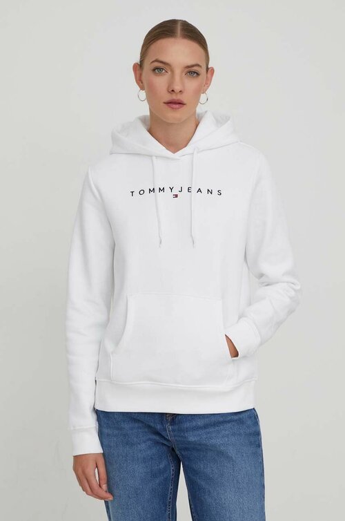 Толстовка Tommy Jeans, размер XS, белый