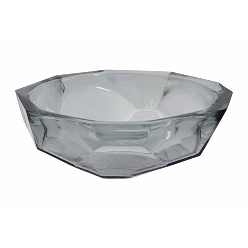 Ваза для фруктов San Miguel Origami, серая, 25 см (VSM-7590-DB589)