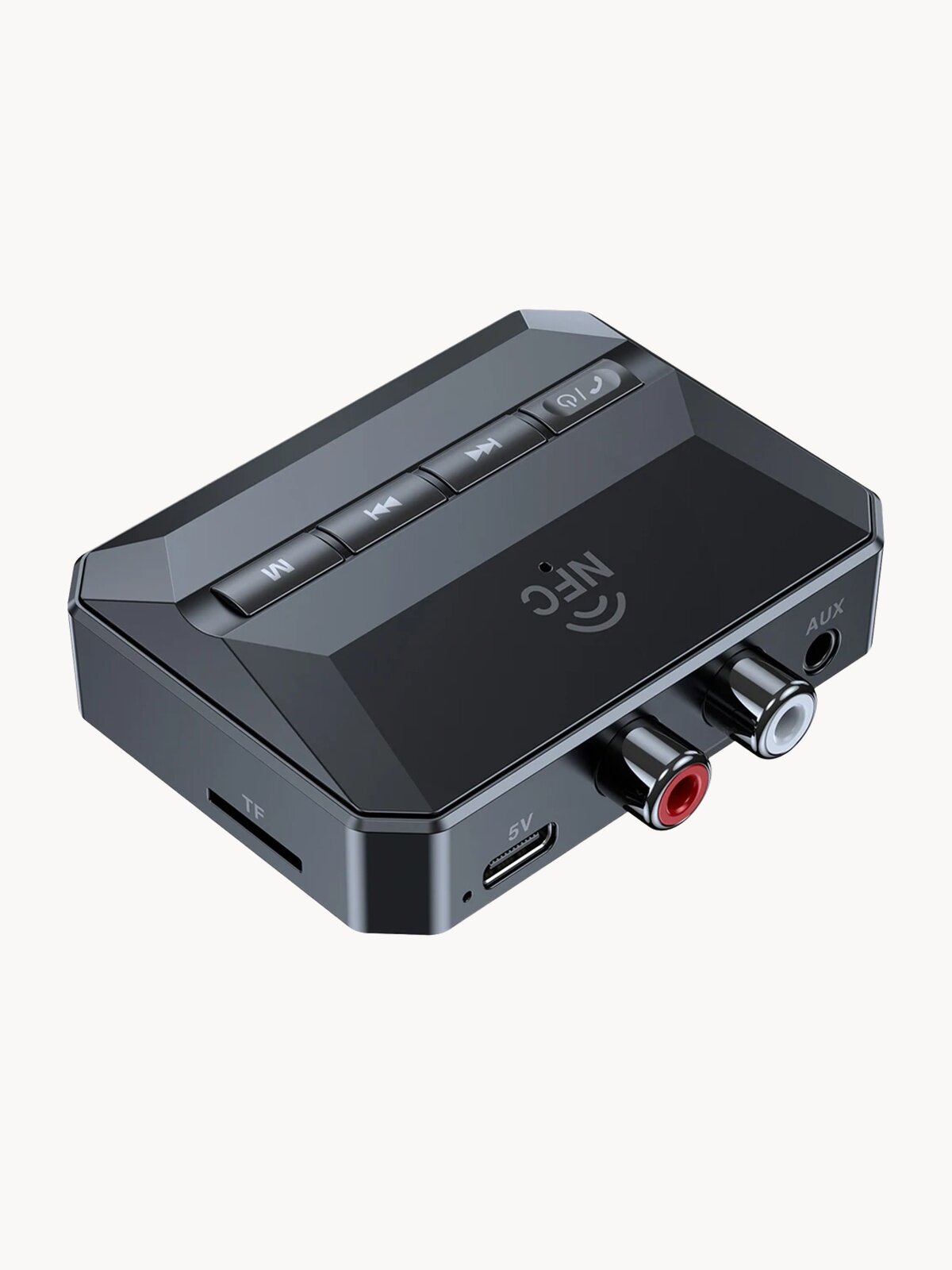 Bluetooth аудио адаптер приемник T59 AUX jack 3.5 RCA + NFC usb плеер