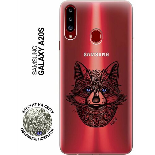 Ультратонкий силиконовый чехол-накладка для Samsung Galaxy A20s с 3D принтом Grand Raccoon ультратонкий силиконовый чехол накладка для samsung galaxy a10 с 3d принтом grand raccoon