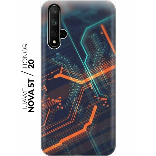 RE: PA Накладка Transparent для Honor 20 / Huawei Nova 5T с принтом Микросхема re pa накладка transparent для honor 20 huawei nova 5t с принтом кокосы