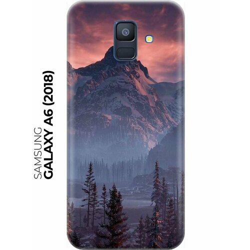 RE: PA Накладка Transparent для Samsung Galaxy A6 (2018) с принтом Лес, горы, зарево re pa накладка transparent для samsung galaxy m31 с принтом лес горы зарево