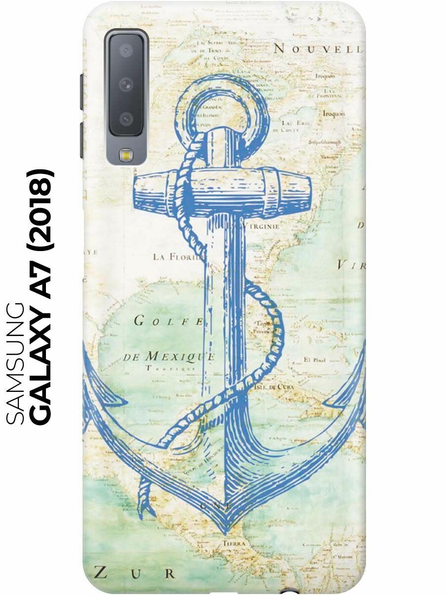 RE: PAЧехол - накладка ArtColor для Samsung Galaxy A7 (2018) с принтом "Якорь на карте"