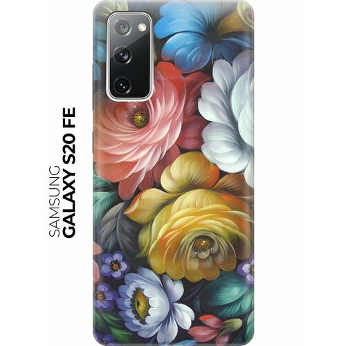 RE: PA Чехол - накладка ArtColor для Samsung Galaxy S20 FE с принтом Цветочная роспись re pa чехол накладка artcolor для oneplus nord с принтом цветочная роспись