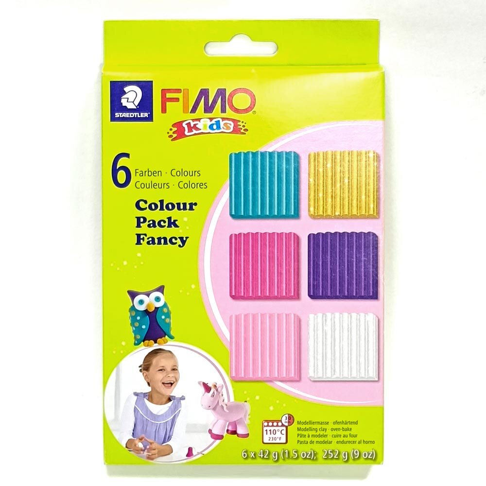 Комплект запекаемой полимерной глины Fimo Kids 8032 02 Гирли, цена за 1 шт.