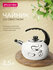 Чайник 2,5 л. эмалированный со свистком Kamille KM 1036 с черной ...