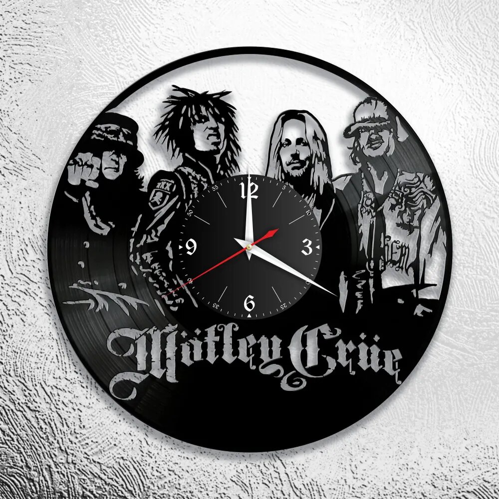 Настенные часы с группой Motley Crue, Мотли Крю, Vincent Neil