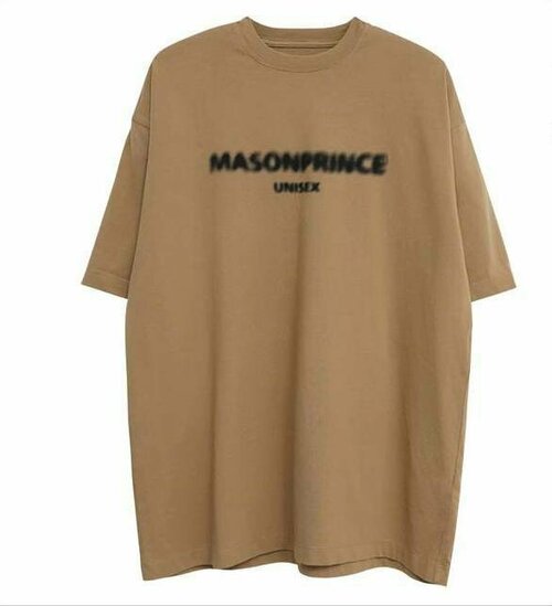 Футболка MASONPRINCE, размер M, коричневый