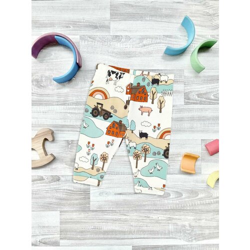 фото Брюки mjolk, размер 56, оранжевый, красный