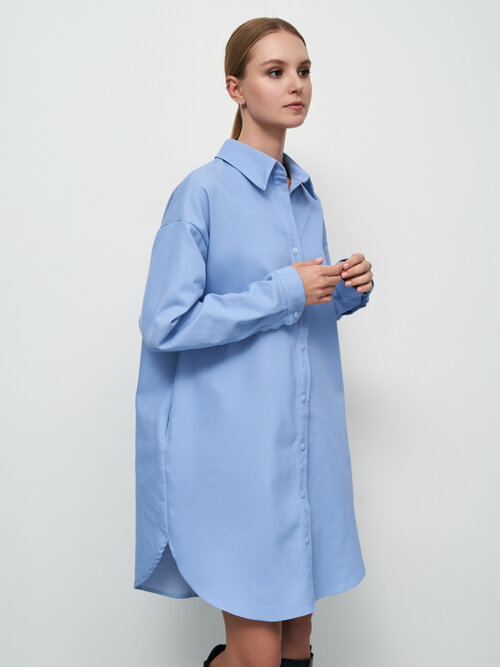 Платье MirrorStore, размер ONESIZE, голубой