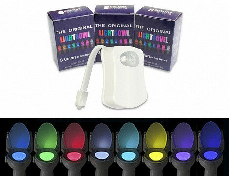 Подсветка для унитаза Light Bowl с датчиком движения, LED, 8 цветов