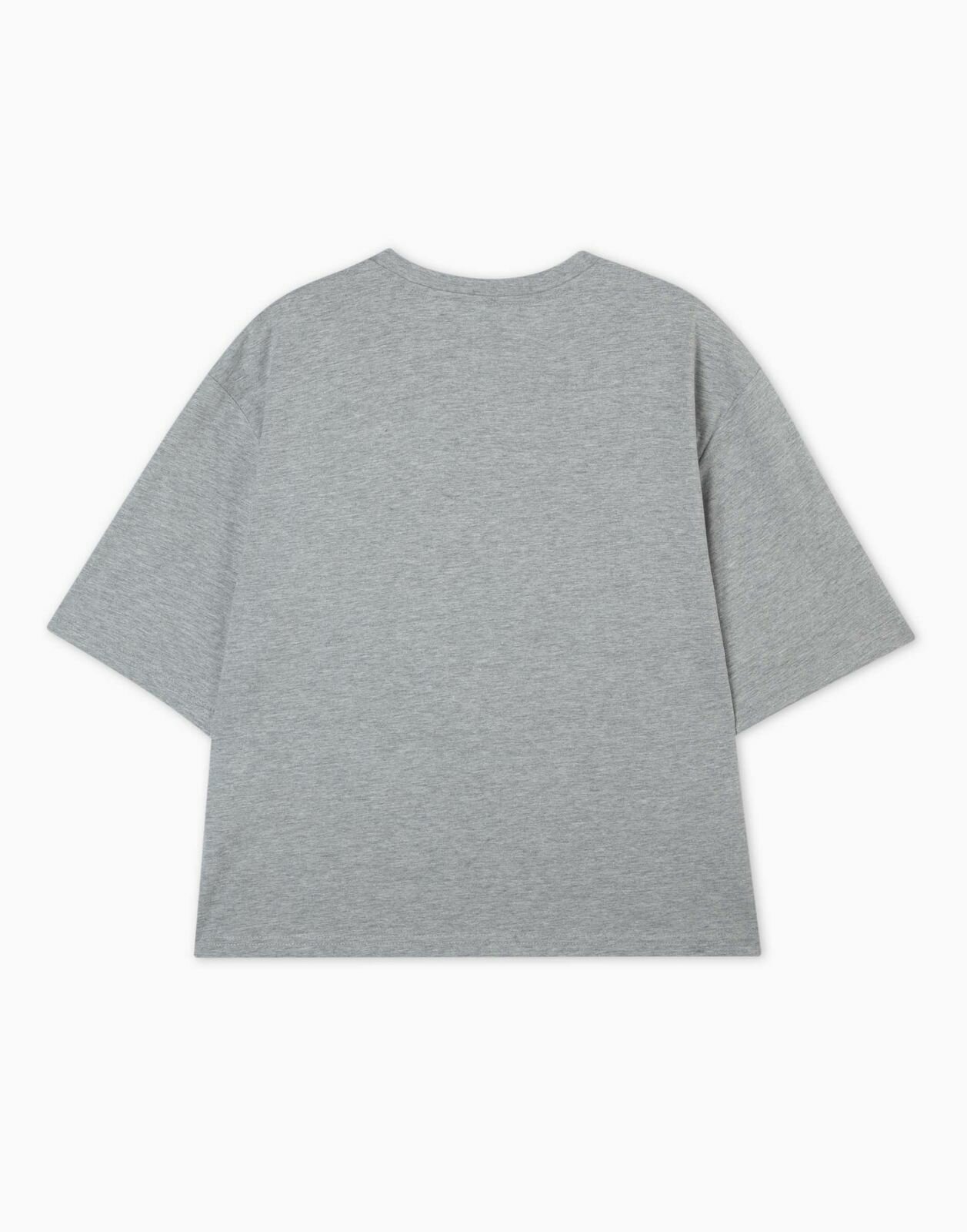 Пижамная футболка Gloria Jeans GSL001556 серый меланж женский XL (48) - фотография № 2
