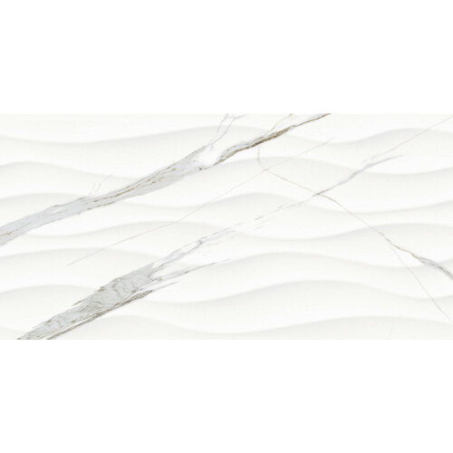 Керамическая плитка настенная Тянь-Шань Махаон под мрамор глянцевая рельефная TP3604SWAY, 60 х 30 см, 1,8 м2