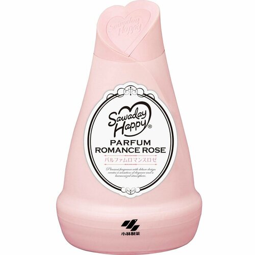 Освежитель воздуха для комнаты KOBAYASHI Sawaday Happy Parfum Romance Rose с ароматом розы и сладких фруктов, 150 г