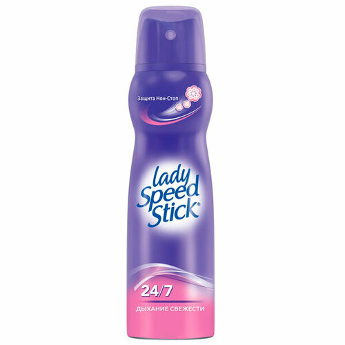 Дезодорант для тела LADY SPEED STICK 150мл 24/7 спрейДыхание свежести