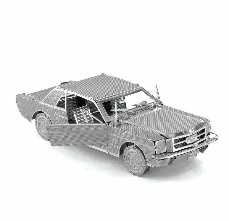 Металлический конструктор / 3D конструктор / Сборная модель Ford Mustang 1965