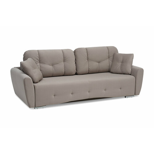 Диван Пиррогрупп Стингер еврокнижка серый 236x103x92 см