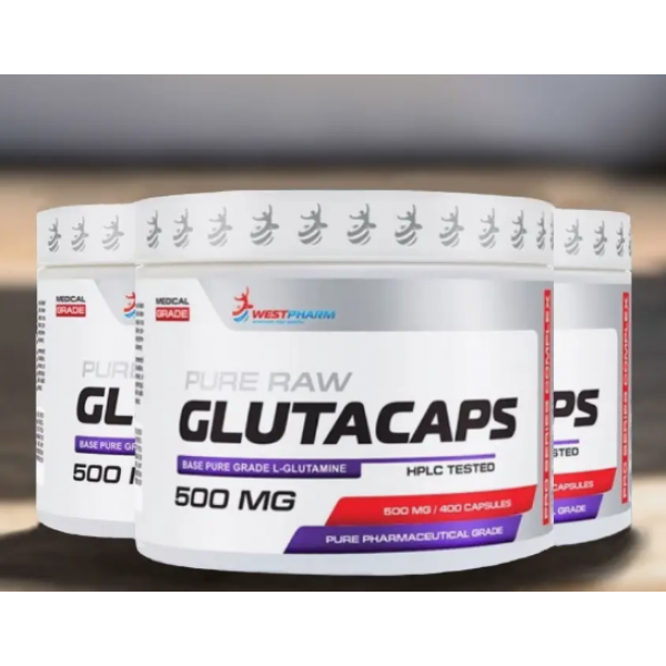 Pure Raw GLUTACAPS 500mg 400 caps WP