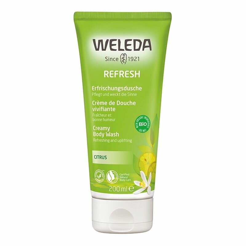 Weleda Refresh Цитрусовый освежающий гель для душа 200 мл