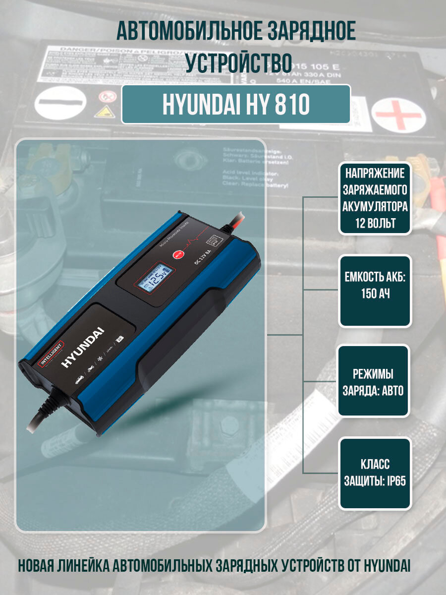 Зарядное устройство Hyundai HY 810