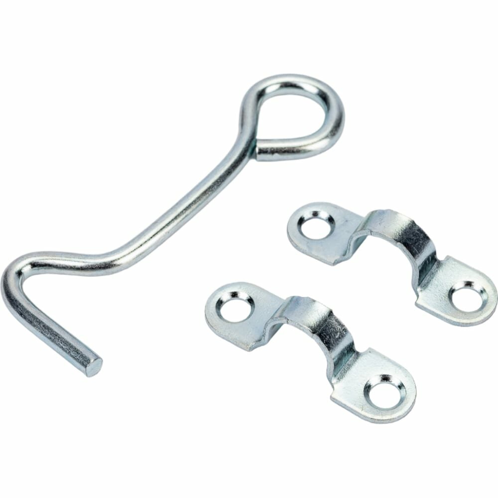 фото РемоКолор Крючок прутковый РемоКолор дверной, оцинкованый, 75 мм 70-0-231