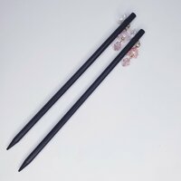 Китайские деревянные палочки "Розовые переливы " 2 штуки/пара деревянных китайских палочек