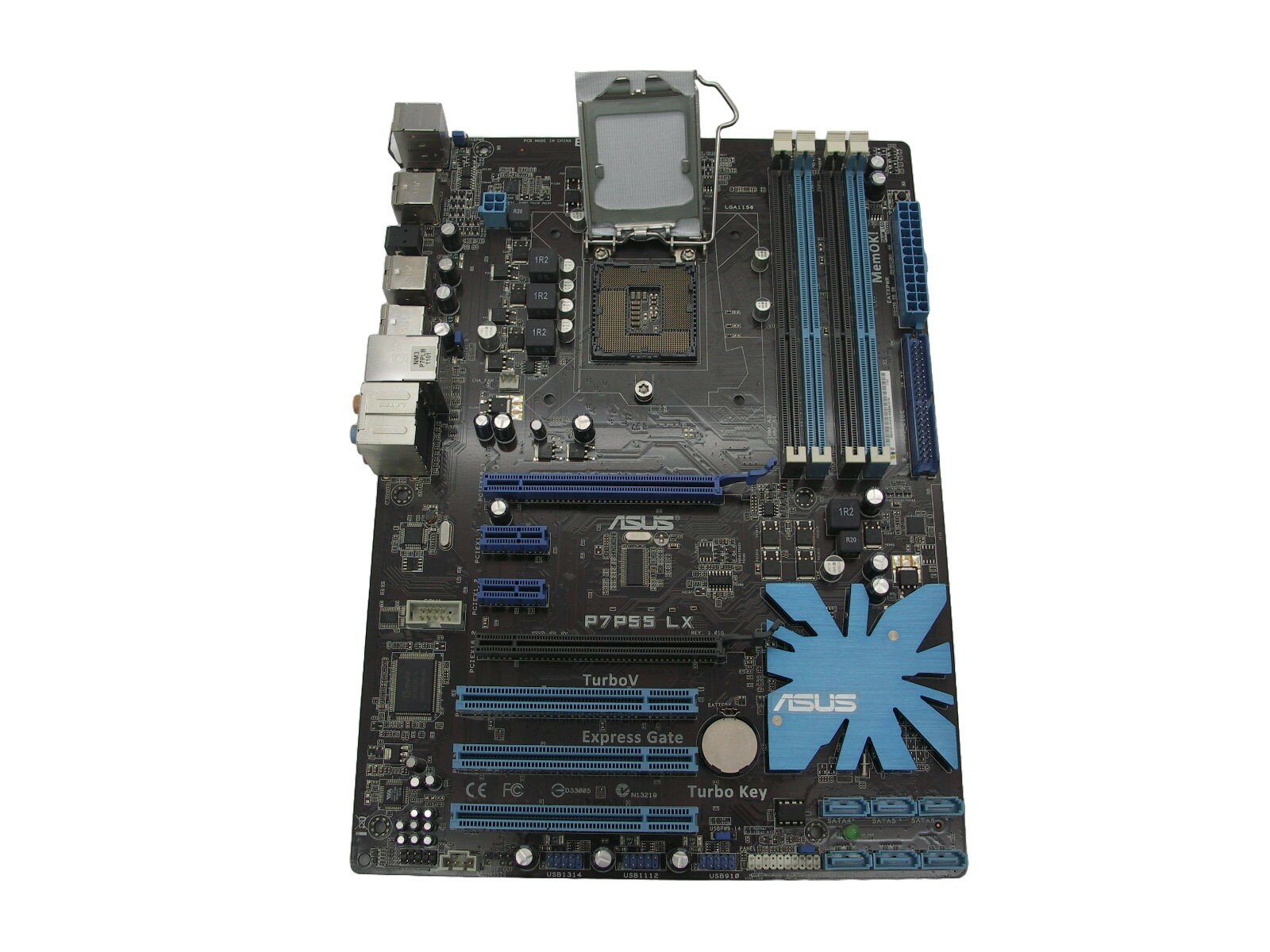 Материнская плата S-1156 ASUS P7P55 LX REV.1.01G (PCI-E/4xDDR3/GbLAN/Sb/ATX)