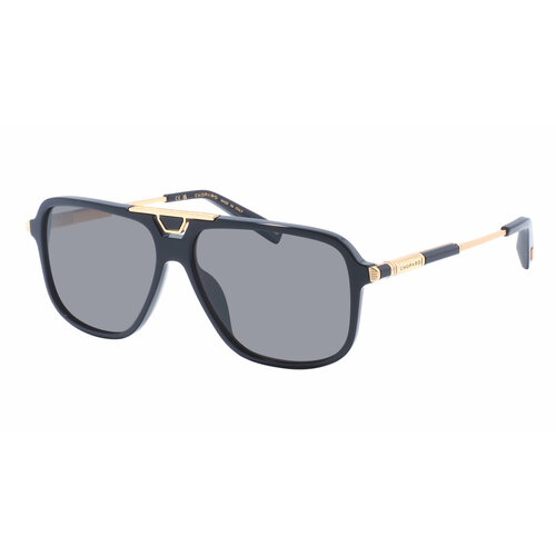 фото Солнцезащитные очки chopard, квадратные, оправа: пластик, для мужчин, черный
