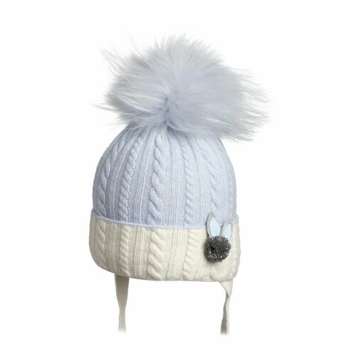 фото Шапка бини андерсен, размер 48-50, экрю