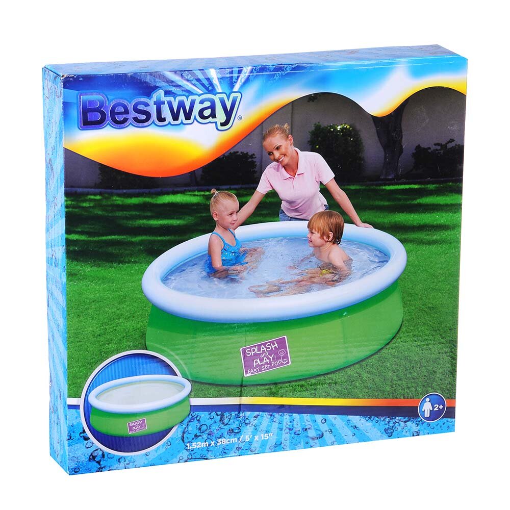 Бассейн надувной My First Fast Set BESTWAY круглый 152x38см 57241 — фото 1