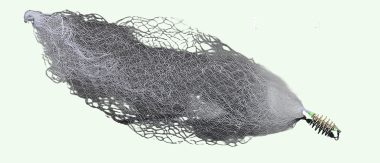 Сетка с кормушкой для рыбалки сеть рыболовная длина 90 ячейки 35х35 3 