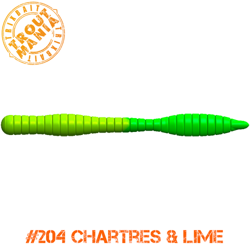 TM Fat Worm 3 -204 Chartres&Lime (Cheese)