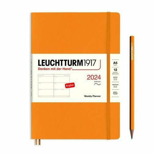 Еженедельник Leuchtturm1917 - 2024г, A5, без расп, восходящее солнце софи и восходящее солнце