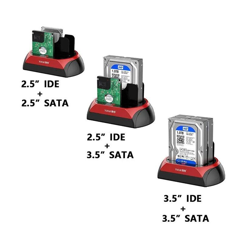 Док-станция для SSD/HDD 25 35 дюйма IDE SATA жесткий диск внешний жесткий диск устройство