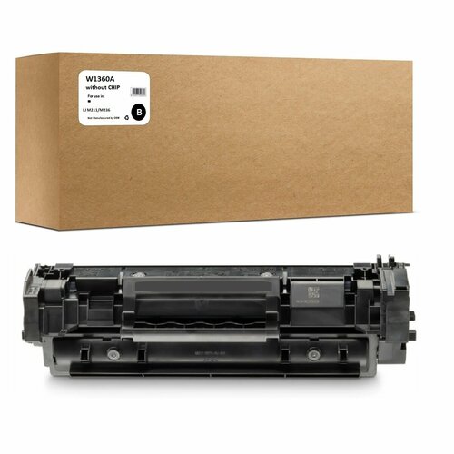 Картридж W1360A без чипа для HP LJ M211/M236 1.15K Black Compatible (Совместимый)