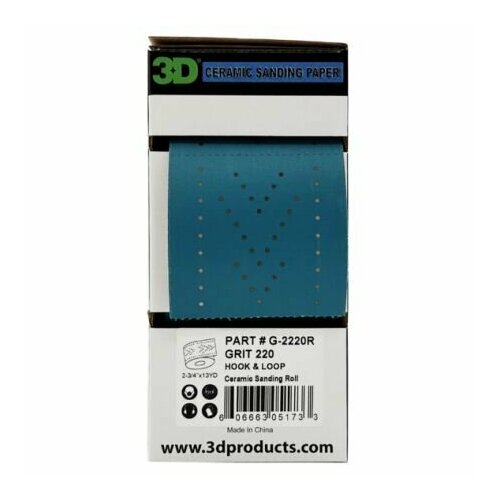 3D Шлифовальный материал в полосе P220 Ceramic Paper 2-3/4