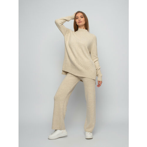 Костюм, размер onesize, бежевый, белый